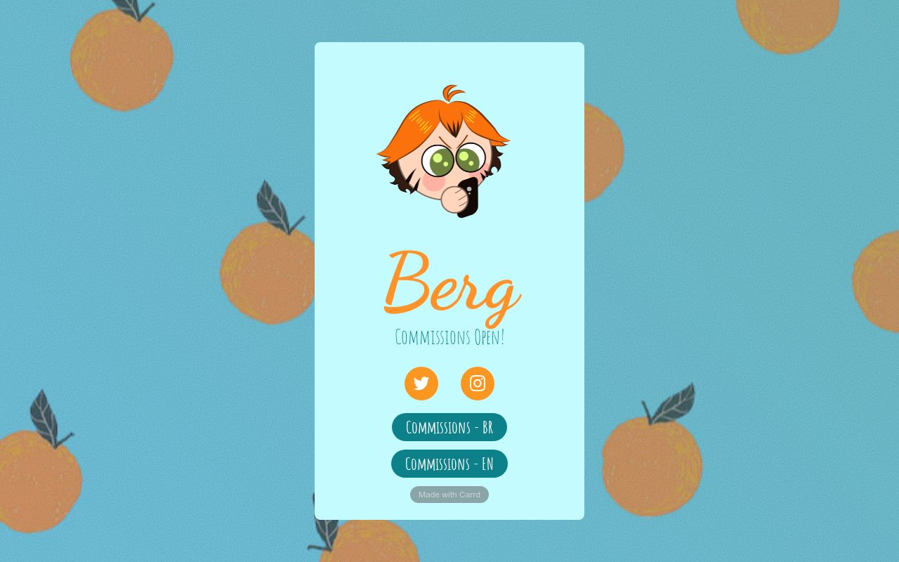 Carrd profile picture for @berg